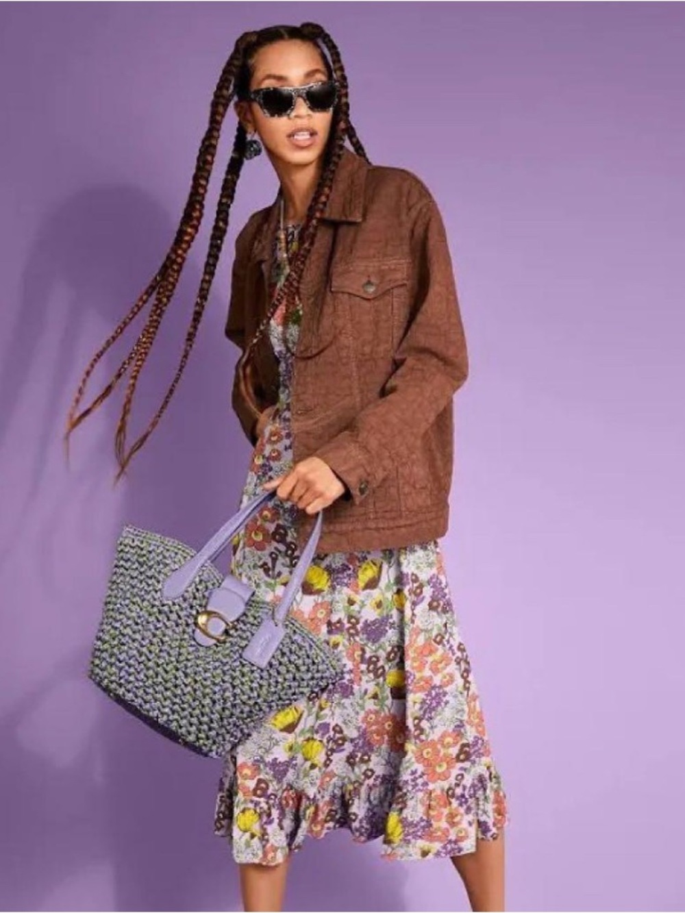 Coach NWT Hard to Find Straw Small Woven Summer Tote - Picture 5 of 13